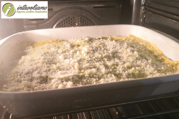 lasagne al pesto genovese in forno