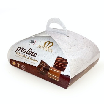Hand-cut mixed pralines box Case