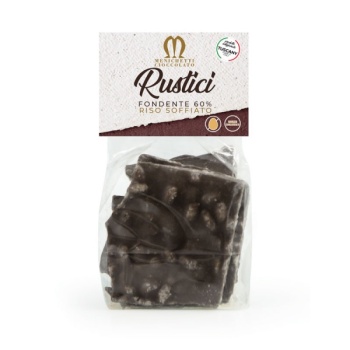 Rustic bag Rice and dark chocolate
