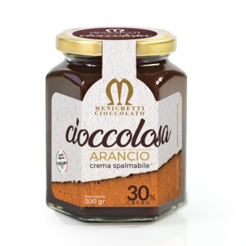 Orange spreadable cream