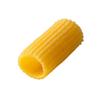 Mezzi rigatoni of corn and rice