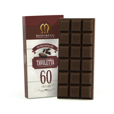 Dark chocolate bar with cocoa 0,6