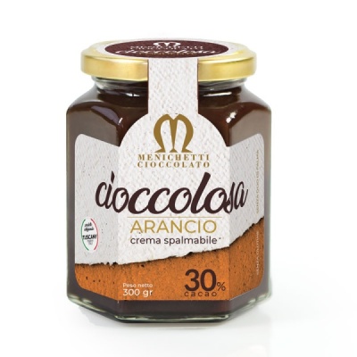 Orange spreadable cream